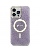 Guess iPhone 14 Pro Max Case Cover MagSafe 4G Purple