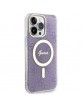 Guess iPhone 14 Pro Max Case Cover MagSafe 4G Purple