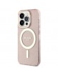Guess iPhone 14 Pro Max Case Cover MagSafe Glitter Pink