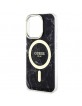 Guess iPhone 14 Pro Max Case Cover MagSafe Marble Black