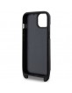 Karl Lagerfeld iPhone 14 / 15 / 13 Case Crossbody Ikonik Strap Card Slot Black