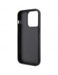 Karl Lagerfeld iPhone 14 Pro Max Case Silicone Rubber Ikonik 3D Black