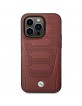 BMW iPhone 14 Pro Max Case Cover Seats Pattern MagSafe Red