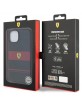 Ferrari iPhone 14 Hülle Case Cover MagSafe Combi Schwarz Rot