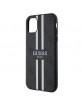 Guess iPhone 11 Case Cover MagSafe 4G Printed Stripes Black