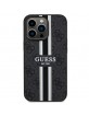 Guess iPhone 13 Pro Max Case Cover MagSafe 4G Printed Stripes Black