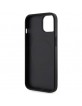 Guess iPhone 14 / 15 / 13 Case Cover MagSafe 4G Printed Stripes Black
