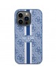 Guess iPhone 14 Pro Max Case Cover MagSafe 4G Printed Stripes Blue