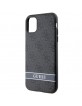 Guess iPhone 11 Case Cover 4G Stripe Grey