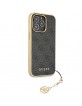 Guess iPhone 14 Pro Hülle Case Cover 4G Charms Grau