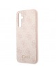 Guess Samsung A54 Hülle Case Cover 4G Metal Logo Rosa Pink