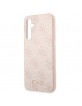 Guess Samsung A54 Case Cover 4G Metal Logo Pink