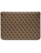 Guess Notebook / Tablet 14" Sleeve 4G Stripe Metal Logo Brown