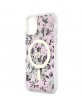 Guess iPhone 11 Case Cover MagSafe Flower Pink