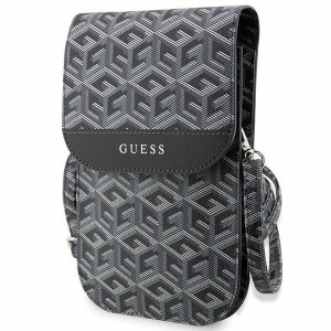 Guess Mobile Phone G Cube Stripe Universal Shoulder Bag Black