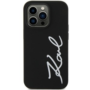Karl Lagerfeld iPhone 11 Hülle Case Cover Silikon Signature Schwarz