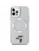 Karl Lagerfeld iPhone 12 / 12 Pro Magsafe Hülle Case Cover Karl & Choupette Clear