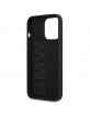 BMW iPhone 13 Pro Case Cover Silicone Signature Logo Black