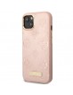 Guess iPhone 14 / 15 / 13 Hülle Case Cover MagSafe Peony 4G Saffiano Rosa Pink