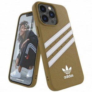 Adidas iPhone 13 Pro Max Hülle Case Cover OR Moulded PU Beige