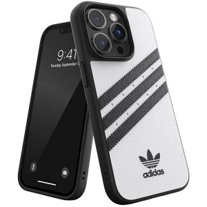 Adidas iPhone 14 Pro Hülle Case Cover OR Moulded PU Weiß