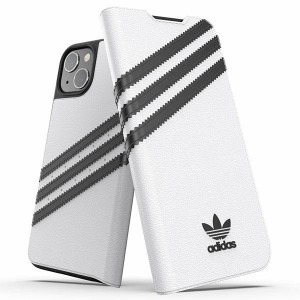 Adidas iPhone 13 Tasche OR Booklet Case PU Weiß