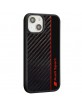 Audi iPhone 14 Case Cover R8 Carbon Fiber Stripe Black