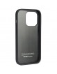 Audi iPhone 14 Pro Case Cover Q8 Genuine Leather Black