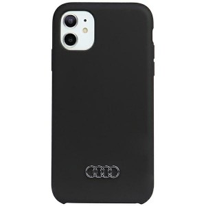 Audi iPhone 11 Hülle Case Cover Q3 Silikon Mikrofaser Schwarz