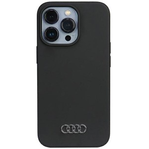 Audi iPhone 13 Pro Hülle Case Cover Q3 Silikon Mikrofaser Schwarz
