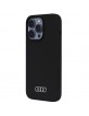 Audi iPhone 13 Pro Case Cover Q3 Silicone Microfiber Black