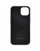 Audi iPhone 14 Case Cover Q3 Silicone Microfiber Black