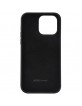 Audi iPhone 14 Pro Case Cover Q3 Silicone Microfiber Black