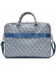 Guess Notebook Laptop Bag 16 Inch 4G Printed Stripes Blue