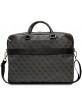 Guess Notebook Laptop Bag 16 Inch 4G Printed Stripes Black