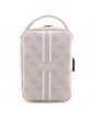 Guess Organizer Travel Document Bag 4G Stripes USB Saffiano Pink