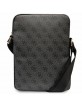 Guess Bag 10 Inch 4G Stripes Tablet Bag Saffiano Black