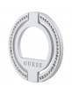 Guess MagSafe Ring Stand Rhinestone Stras Silber