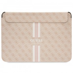 Guess Notebook / Tablet 14" Bag 4G Printed Stripes Pink