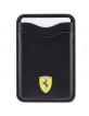 Ferrari Wallet Card Slot MagSafe PU Leder 2023 Collection Schwarz