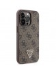 Guess iPhone 13 Pro Hülle Case Cover 4G Logo Strap Kette Braun