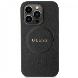 Guess iPhone 11 Case Cover MagSafe Saffiano Black