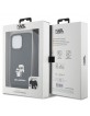 Karl Lagerfeld iPhone 13 Pro Hülle Case Metal Karl Choupette Schwarz