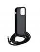 Karl Lagerfeld iPhone 13 Pro Max Case Metal Karl Choupette Black