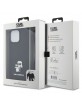 Karl Lagerfeld iPhone 13 Pro Max Hülle Case Metal Karl Choupette Schwarz