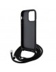 Karl Lagerfeld iPhone 14 Pro Max Case Metal Karl Choupette Black