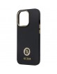 Guess iPhone 13 Pro case cover 4G rhinestone logo silicone black