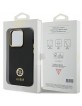 Guess iPhone 14 Pro Max case cover 4G rhinestone logo silicone black