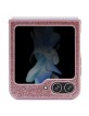Guess Samsung Z Flip5 Case Cover Glitter Script Pink