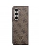 Guess Samsung Z Fold5 Case Cover 4G Diamond Triangle Brown
